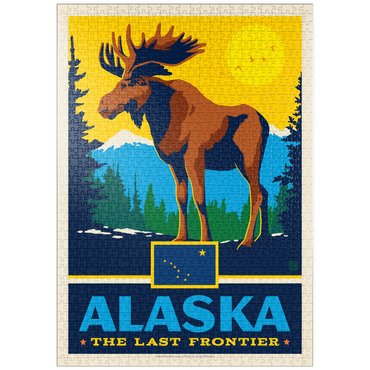 Darstellung des Puzzle Motivs puzzleplate Alaska: The Last Frontier 1000 Puzzle