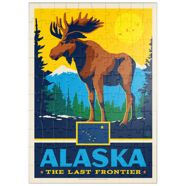 Darstellung des Puzzle Motivs puzzleplate Alaska: The Last Frontier 100 Puzzle