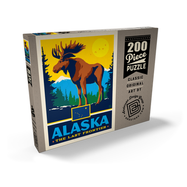 Darstellung des Puzzle Motivs Alaska: The Last Frontier 200 Puzzle Schachtel Ansicht2
