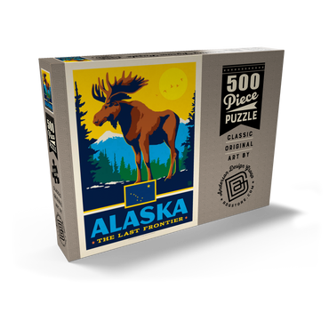 Darstellung des Puzzle Motivs Alaska: The Last Frontier 500 Puzzle Schachtel Ansicht2