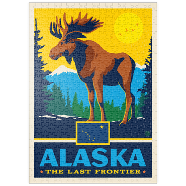 Darstellung des Puzzle Motivs puzzleplate Alaska: The Last Frontier 500 Puzzle