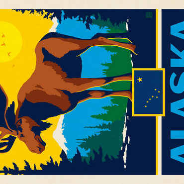 Darstellung des Puzzle Motivs Alaska: The Last Frontier 500 Puzzle 3D Modell