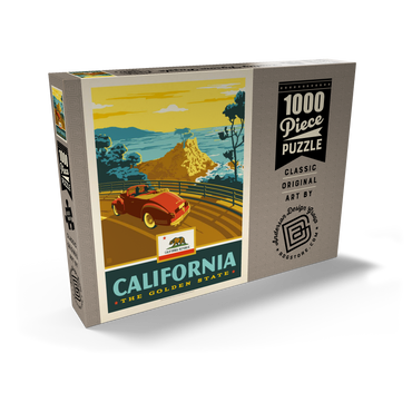 Darstellung des Puzzle Motivs California: The Golden State (Coastline) 1000 Puzzle Schachtel Ansicht2