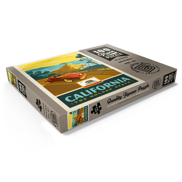 Darstellung des Puzzle Motivs California: The Golden State (Coastline) 100 Puzzle Schachtel Ansicht1