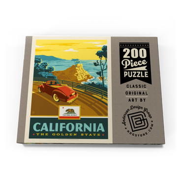 Darstellung des Puzzle Motivs California: The Golden State (Coastline) 200 Puzzle Schachtel Ansicht3