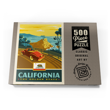 Darstellung des Puzzle Motivs California: The Golden State (Coastline) 500 Puzzle Schachtel Ansicht3