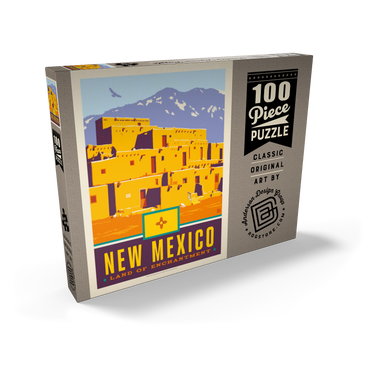 Darstellung des Puzzle Motivs New Mexico: Land of Enchantment 100 Puzzle Schachtel Ansicht2