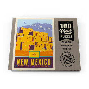 Darstellung des Puzzle Motivs New Mexico: Land of Enchantment 100 Puzzle Schachtel Ansicht3