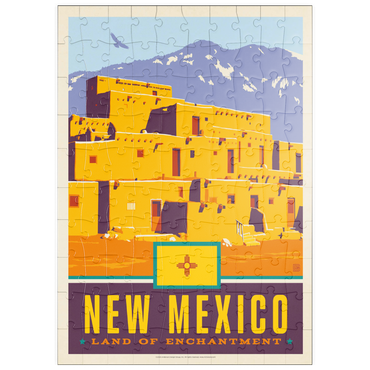 Darstellung des Puzzle Motivs puzzleplate New Mexico: Land of Enchantment 100 Puzzle