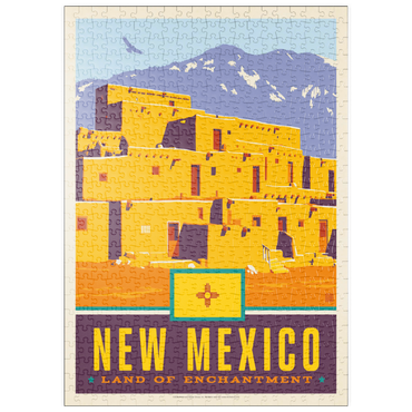 Darstellung des Puzzle Motivs puzzleplate New Mexico: Land of Enchantment 500 Puzzle