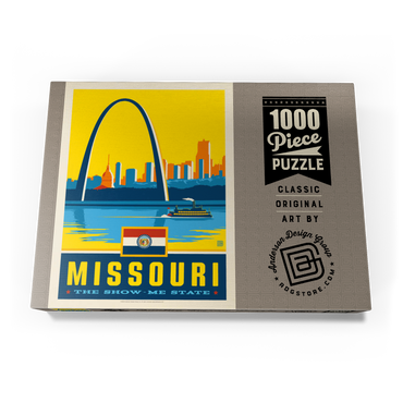 Darstellung des Puzzle Motivs Missouri: The Show-Me State 1000 Puzzle Schachtel Ansicht3