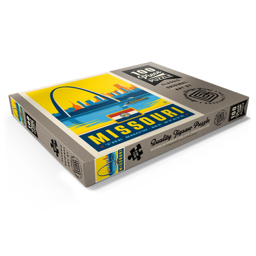 Darstellung des Puzzle Motivs Missouri: The Show-Me State 100 Puzzle Schachtel Ansicht1