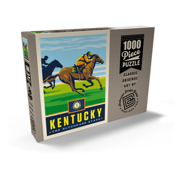 Darstellung des Puzzle Motivs Kentucky: The Bluegrass State 1000 Puzzle Schachtel Ansicht2