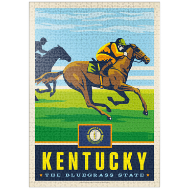 Darstellung des Puzzle Motivs puzzleplate Kentucky: The Bluegrass State 1000 Puzzle