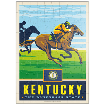 Darstellung des Puzzle Motivs puzzleplate Kentucky: The Bluegrass State 100 Puzzle