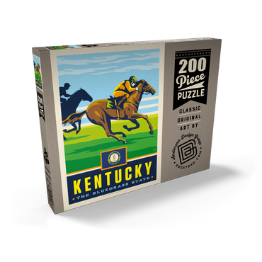Darstellung des Puzzle Motivs Kentucky: The Bluegrass State 200 Puzzle Schachtel Ansicht2