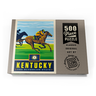 Darstellung des Puzzle Motivs Kentucky: The Bluegrass State 500 Puzzle Schachtel Ansicht3