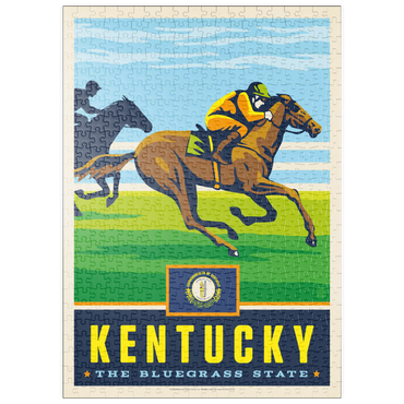 Darstellung des Puzzle Motivs puzzleplate Kentucky: The Bluegrass State 500 Puzzle