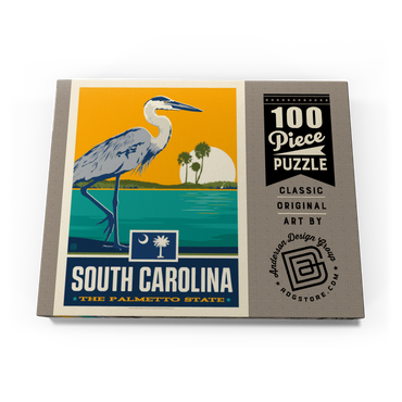 Darstellung des Puzzle Motivs South Carolina: The Palmetto State 100 Puzzle Schachtel Ansicht3