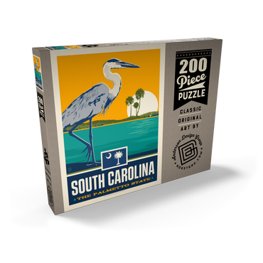 Darstellung des Puzzle Motivs South Carolina: The Palmetto State 200 Puzzle Schachtel Ansicht2