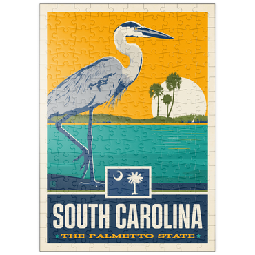 Darstellung des Puzzle Motivs puzzleplate South Carolina: The Palmetto State 200 Puzzle