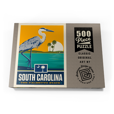 Darstellung des Puzzle Motivs South Carolina: The Palmetto State 500 Puzzle Schachtel Ansicht3