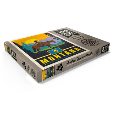 Darstellung des Puzzle Motivs Montana: The Treasure State 100 Puzzle Schachtel Ansicht1