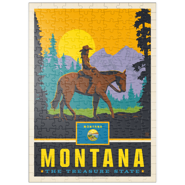 Darstellung des Puzzle Motivs puzzleplate Montana: The Treasure State 200 Puzzle