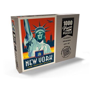 Darstellung des Puzzle Motivs New York: The Empire State 1000 Puzzle Schachtel Ansicht2