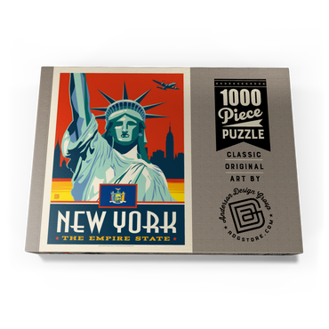 Darstellung des Puzzle Motivs New York: The Empire State 1000 Puzzle Schachtel Ansicht3