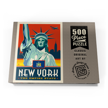 Darstellung des Puzzle Motivs New York: The Empire State 500 Puzzle Schachtel Ansicht3