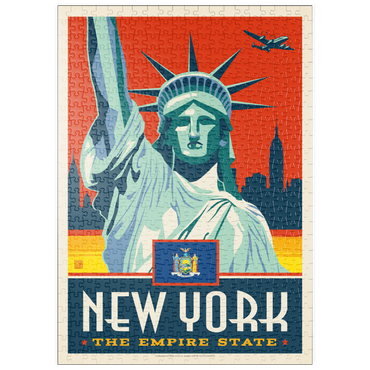 Darstellung des Puzzle Motivs puzzleplate New York: The Empire State 500 Puzzle