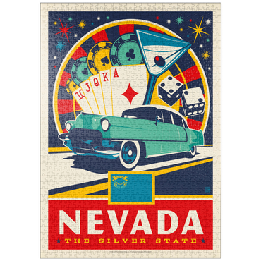 Darstellung des Puzzle Motivs puzzleplate Nevada: The Silver State 1000 Puzzle