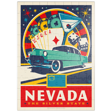 Darstellung des Puzzle Motivs puzzleplate Nevada: The Silver State 100 Puzzle