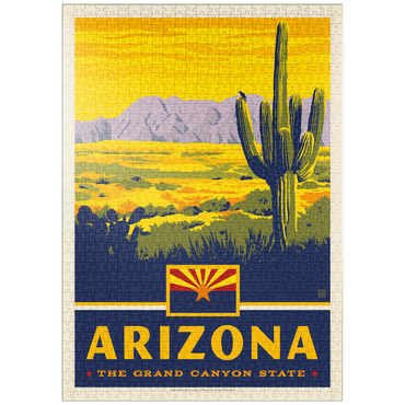 Darstellung des Puzzle Motivs puzzleplate Arizona: The Grand Canyon State 1000 Puzzle