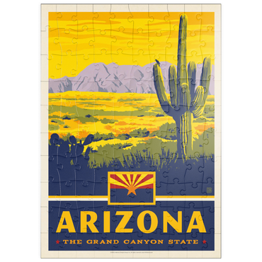 Darstellung des Puzzle Motivs puzzleplate Arizona: The Grand Canyon State 100 Puzzle