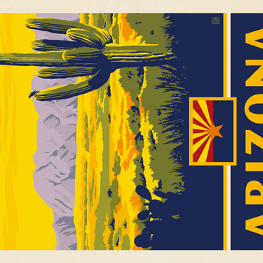 Darstellung des Puzzle Motivs Arizona: The Grand Canyon State 200 Puzzle 3D Modell