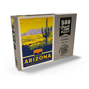 Darstellung des Puzzle Motivs Arizona: The Grand Canyon State 500 Puzzle Schachtel Ansicht2