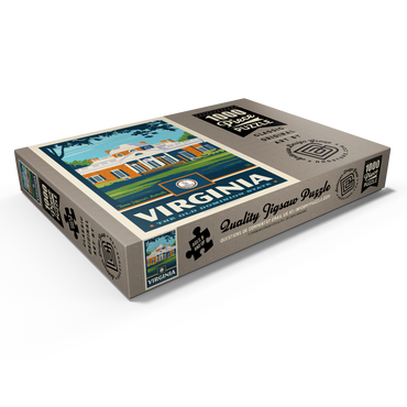 Darstellung des Puzzle Motivs Virginia: The Old Dominion State 1000 Puzzle Schachtel Ansicht1
