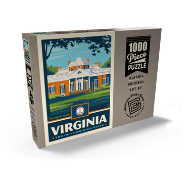 Darstellung des Puzzle Motivs Virginia: The Old Dominion State 1000 Puzzle Schachtel Ansicht2