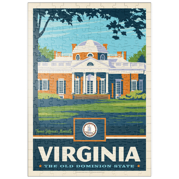 Darstellung des Puzzle Motivs puzzleplate Virginia: The Old Dominion State 200 Puzzle