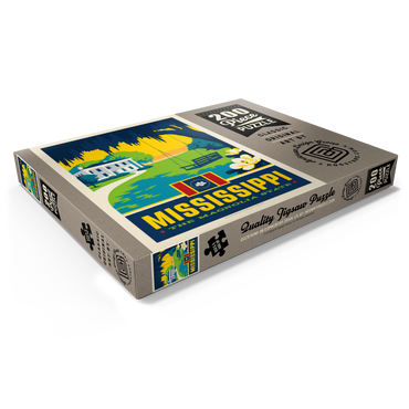 Darstellung des Puzzle Motivs Mississippi: The Magnolia State 200 Puzzle Schachtel Ansicht1
