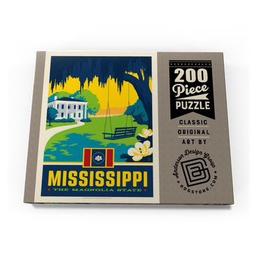 Darstellung des Puzzle Motivs Mississippi: The Magnolia State 200 Puzzle Schachtel Ansicht3