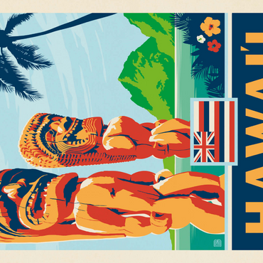 Darstellung des Puzzle Motivs Hawai’i: The Island Of Aloha 1000 Puzzle 3D Modell