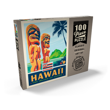 Darstellung des Puzzle Motivs Hawai’i: The Island Of Aloha 100 Puzzle Schachtel Ansicht2