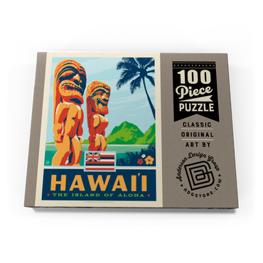Darstellung des Puzzle Motivs Hawai’i: The Island Of Aloha 100 Puzzle Schachtel Ansicht3