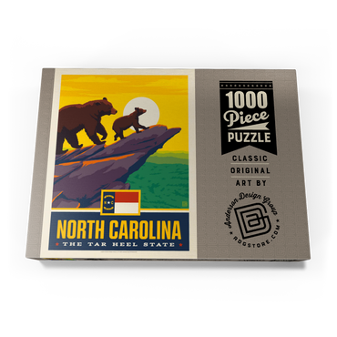 Darstellung des Puzzle Motivs North Carolina: The Tar Heel State 1000 Puzzle Schachtel Ansicht3