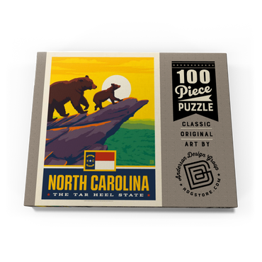 Darstellung des Puzzle Motivs North Carolina: The Tar Heel State 100 Puzzle Schachtel Ansicht3