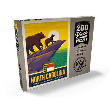 Darstellung des Puzzle Motivs North Carolina: The Tar Heel State 200 Puzzle Schachtel Ansicht2