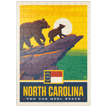 Darstellung des Puzzle Motivs puzzleplate North Carolina: The Tar Heel State 200 Puzzle